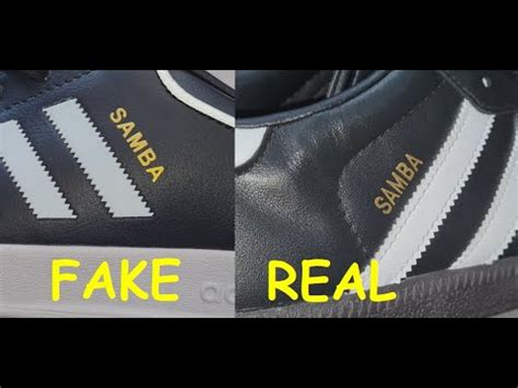 adidas samba original vs fake vs real|adidas samba authenticity check.